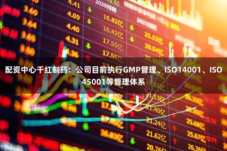配资中心千红制药：公司目前执行GMP管理、ISO14001、ISO45001等管理体系
